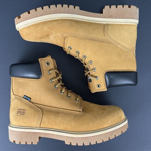 Timberland PRO Direct Attach 6” Work Boots Men’s 13W Wheat / Tan Soft Toe NEW main image 6